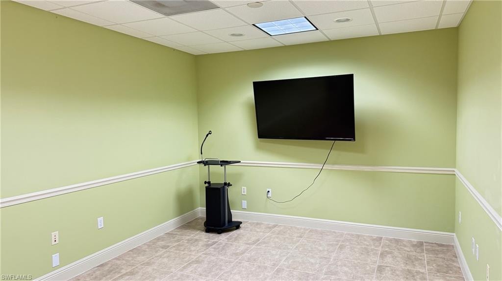 view of presentation area in conference/instructor room