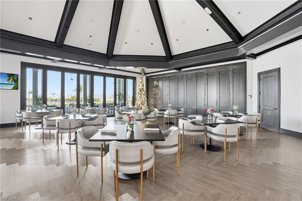 Clubhouse dining area