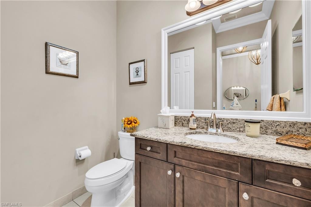 Powder room for guests