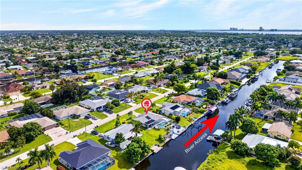 Waterfront property with canal access