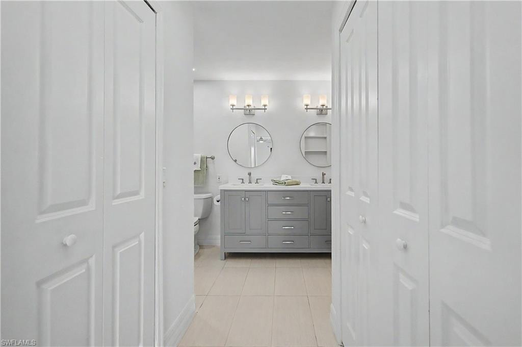 Master Bath Suite has a walk-in & spare closet