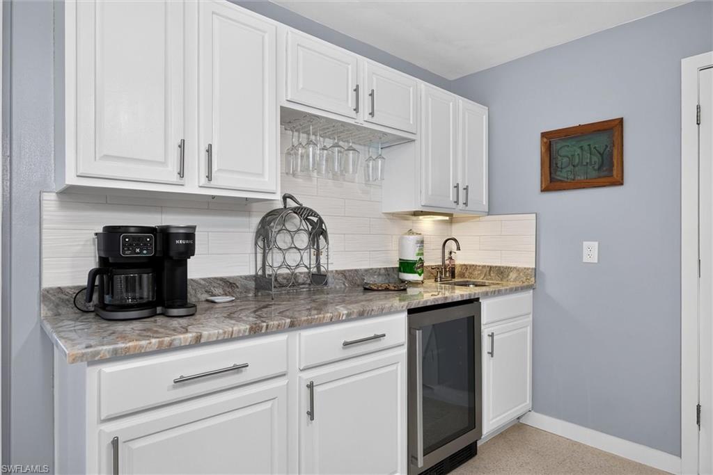 Beverage Bar in Family room