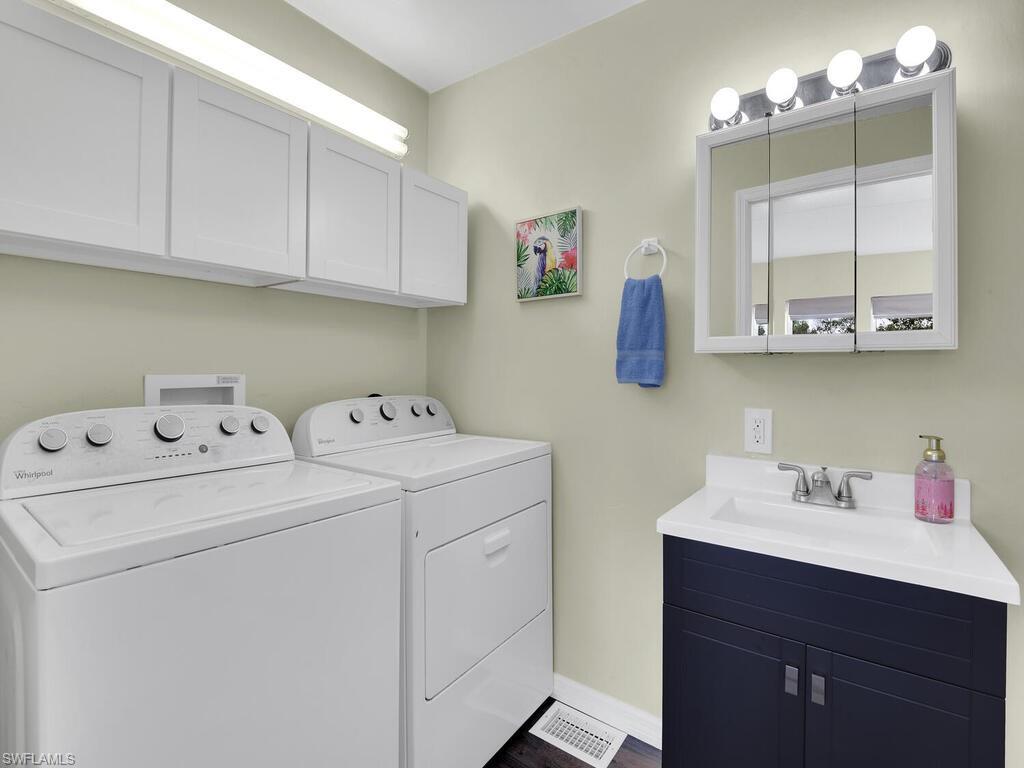full size laundry in residence