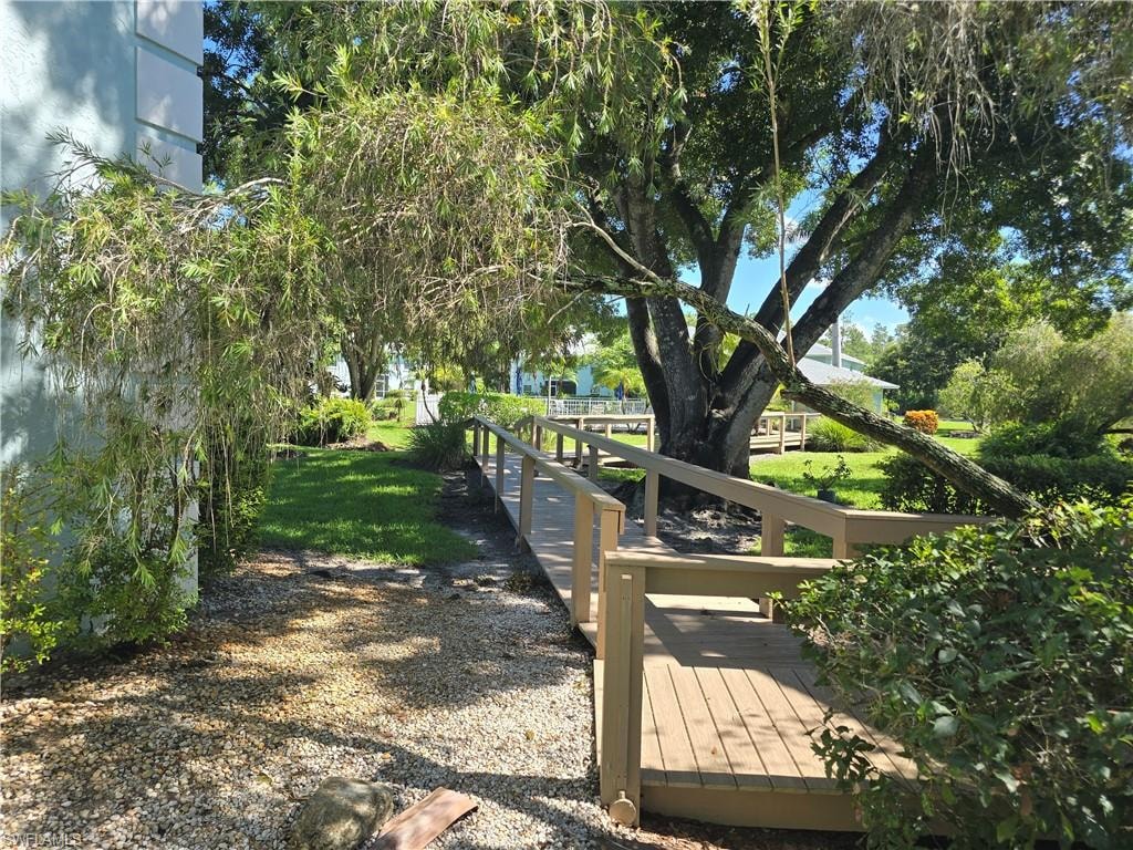 Walkway to Community pool