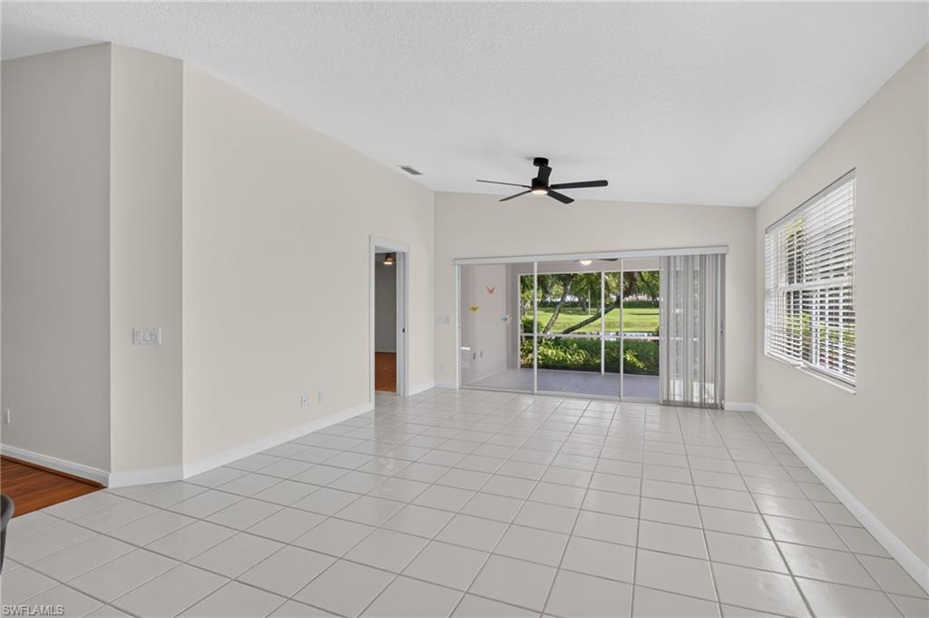 Great room and dining area