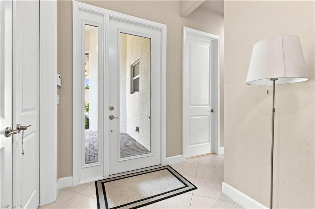 Hurricane Rated Glass Front Door.