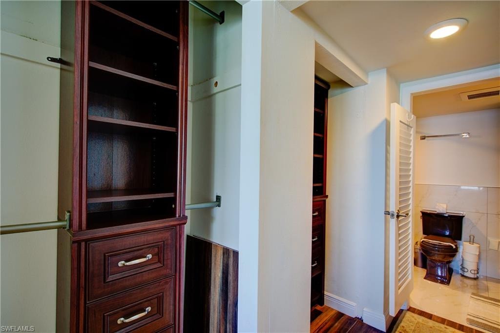 You get TWO closets here, so there will be no storage issues