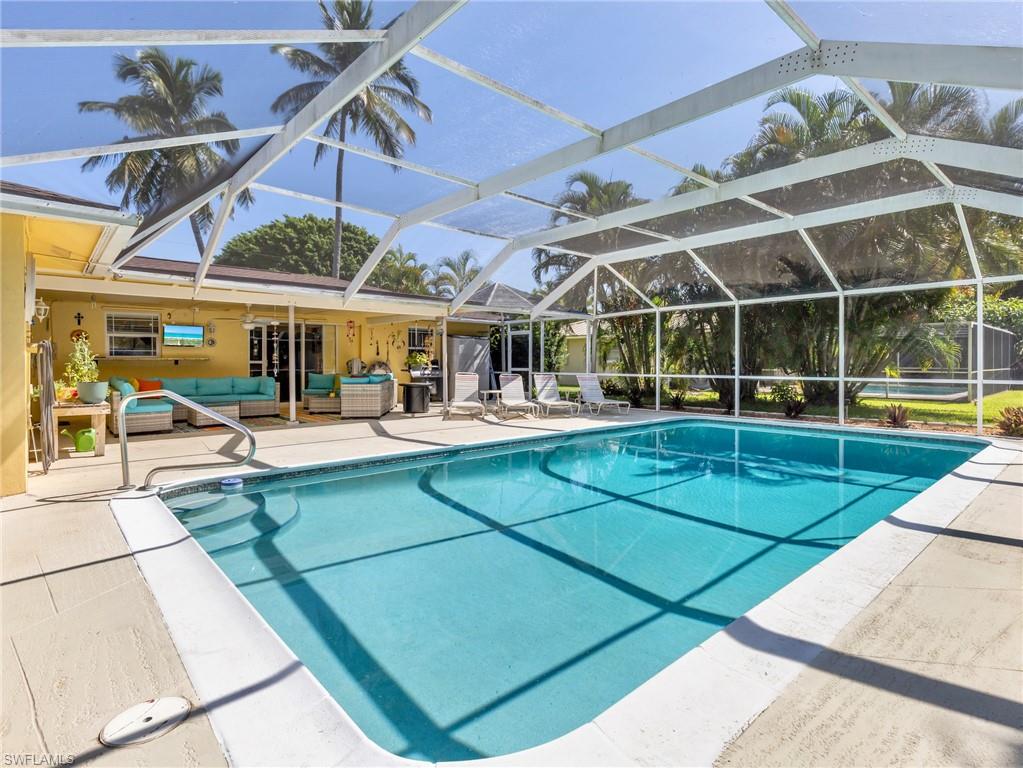 South facing pool