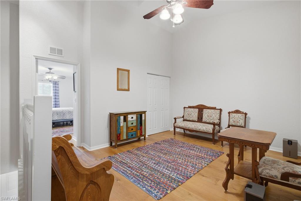 Den can easily be converted to another bedroom