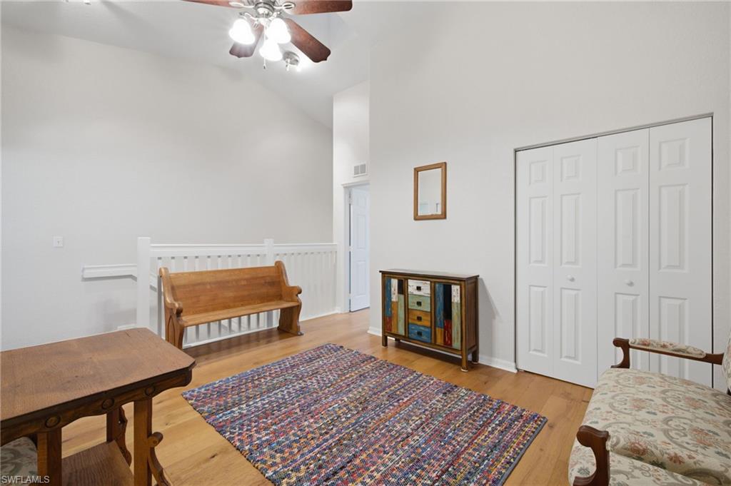 Den can easily be converted to another bedroom