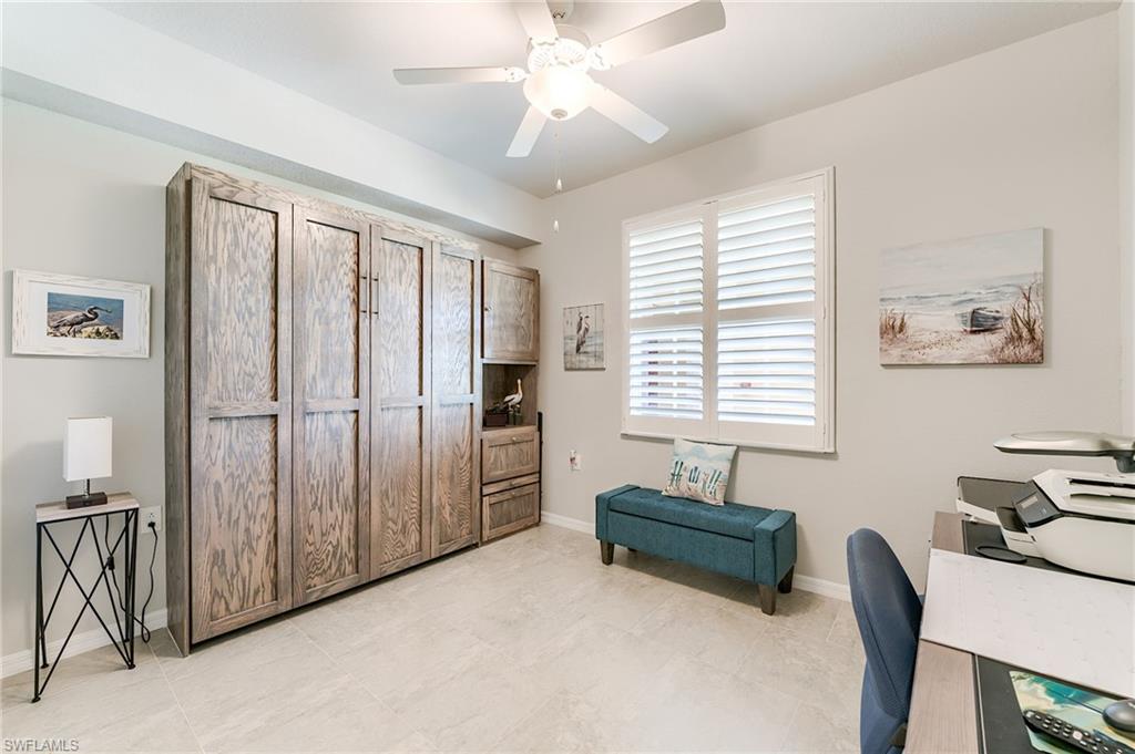 A built-in Murphy Bed when guest arrive.