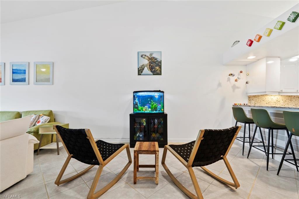 Personalize the space - could be a dining area, game area, office, etc.