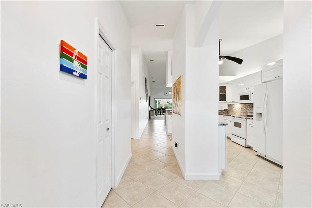 Open floor plan and split bedrooms