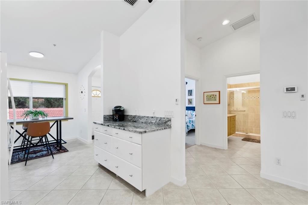 Tons of cabinet space, eat-in kitchen area