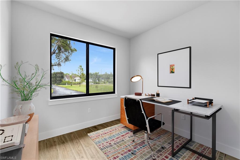 Picture digitally staged from a model home