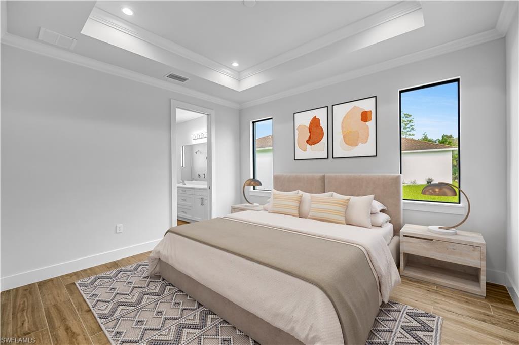 Picture digitally staged from a model home