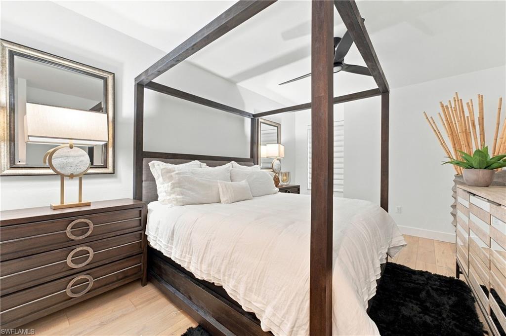 Light wood-finish flooring