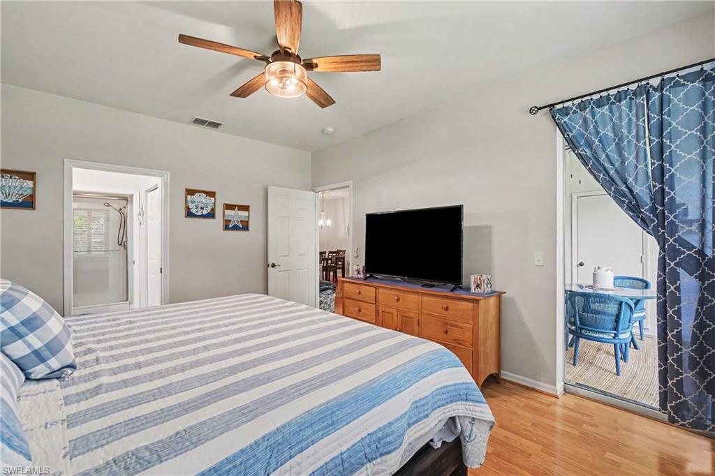 Primary bedroom with en-suite bath and lanai access