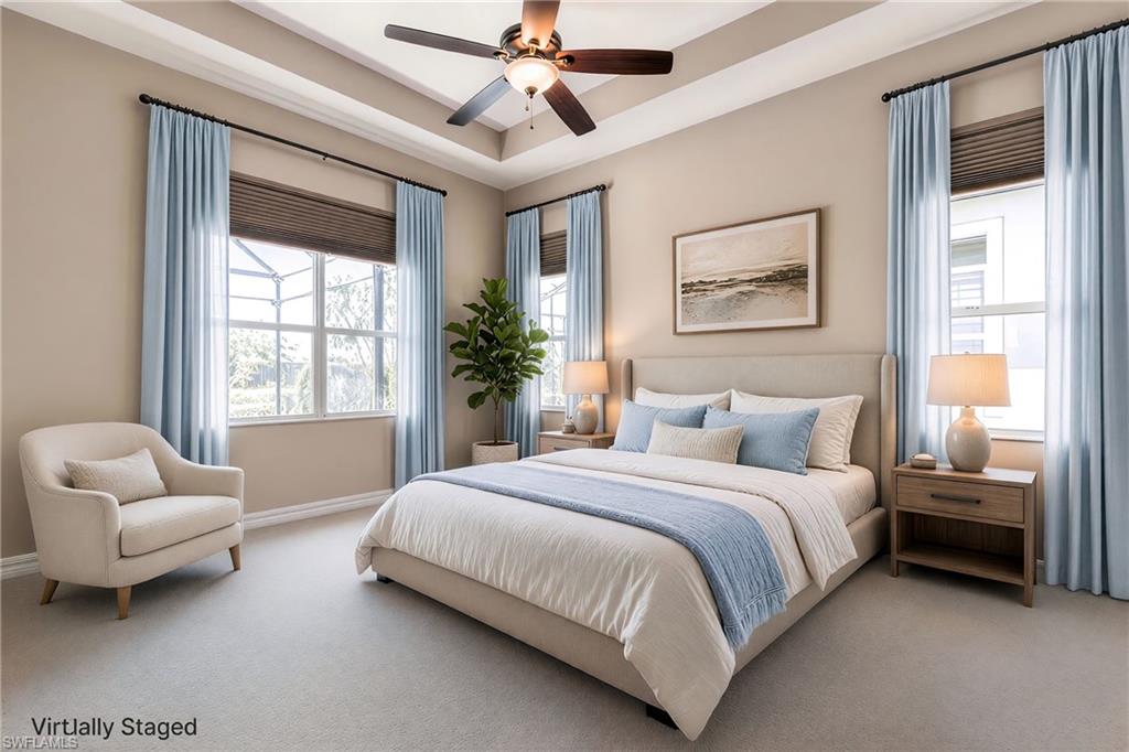Master Bedroom Staged