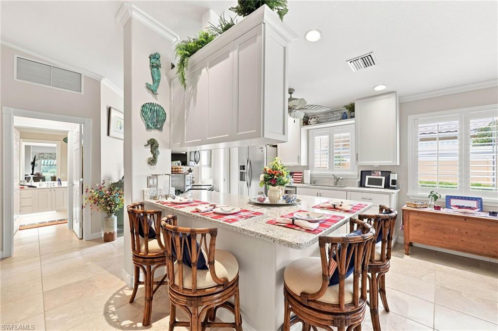 Custom kitchen with counter-tops and door fronts