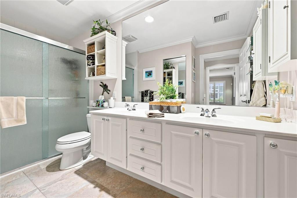 Beautiful primary bathroom suite