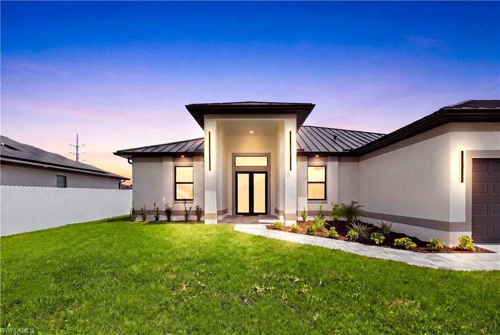 This CONTEMPORARY LUXURY HOME features SCREENED, HEATED POOL & SPA & 4 BEDS (2 primary suites) & 3 full BATHS, layout is ideal for EVERYDAY LIVING & ENTERTAINING!