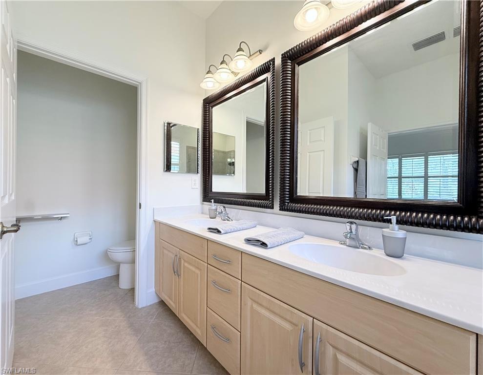 Separate water closet for privacy