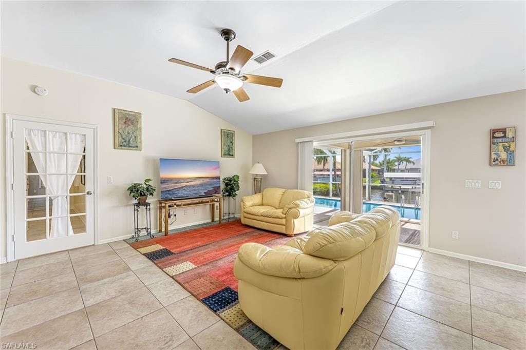 Large Great Room with tiled flooring.