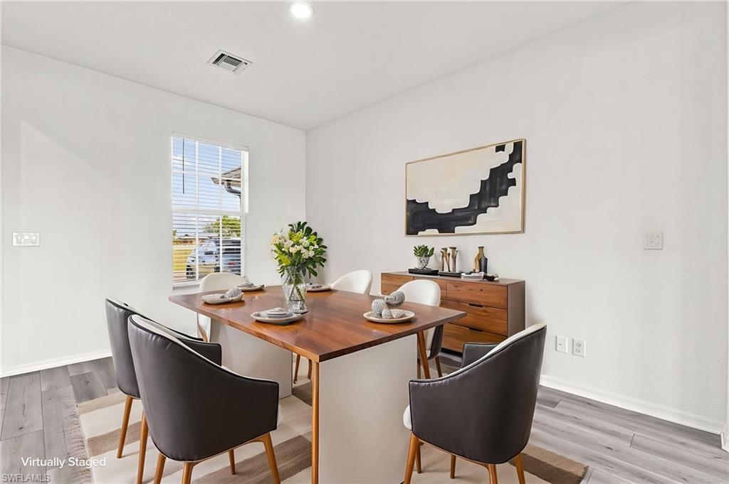 Dining Room Virtually Staged