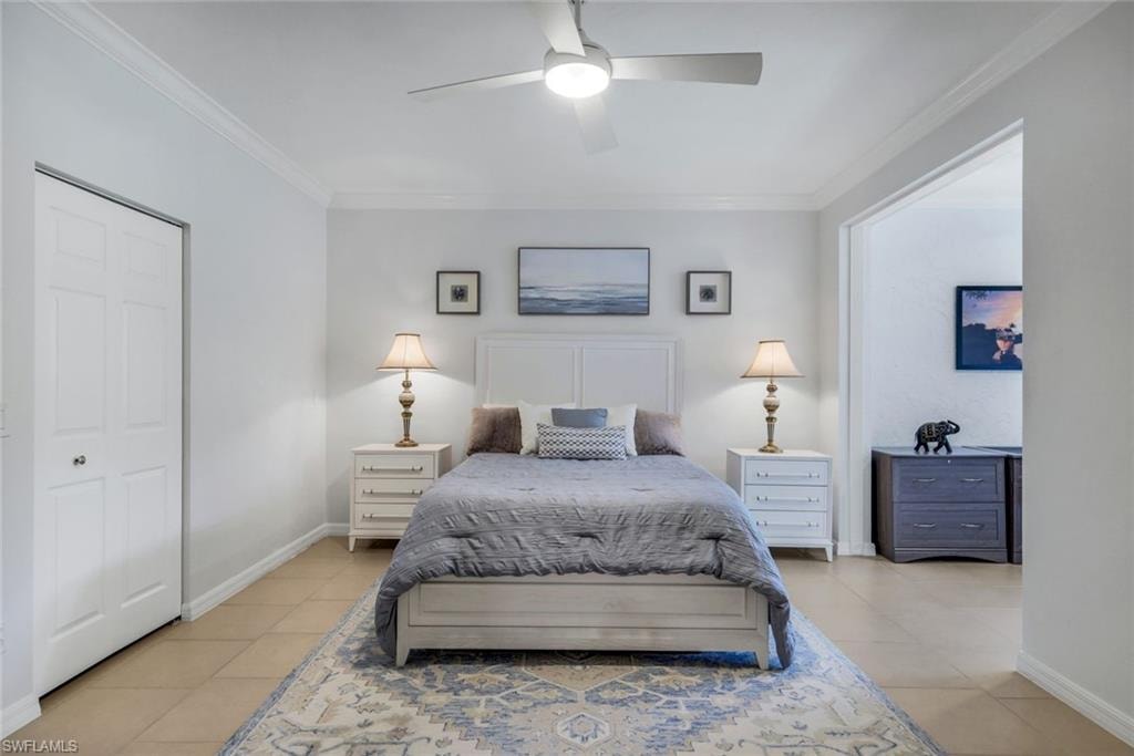 Primary Bedroom with walk in closet
