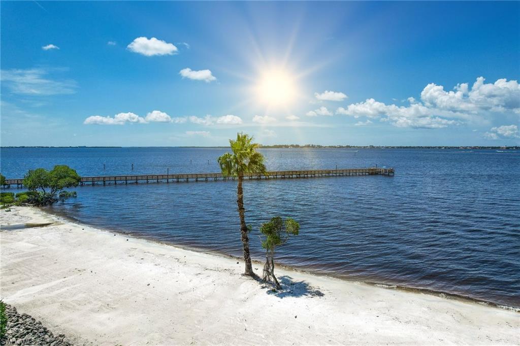 Private beach access, not to swim but to relax and enjoy the sunset!