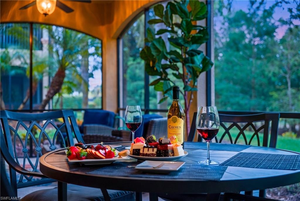 Screened lanai for magical nights and peaceful mornings