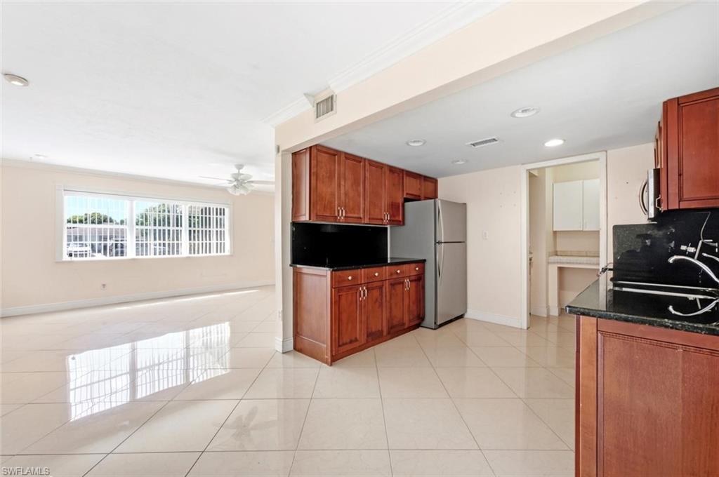 dining and kitchen