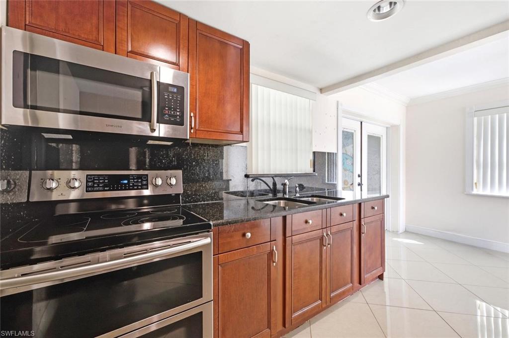 kitchen with granite