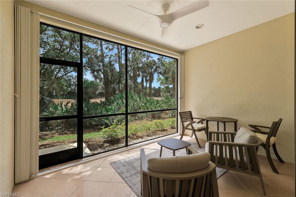 Sunroom featuring plenty of natural light