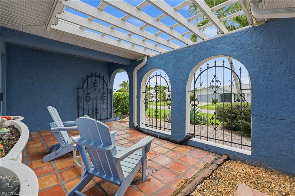 FRONT ENTRY COURTYARD...