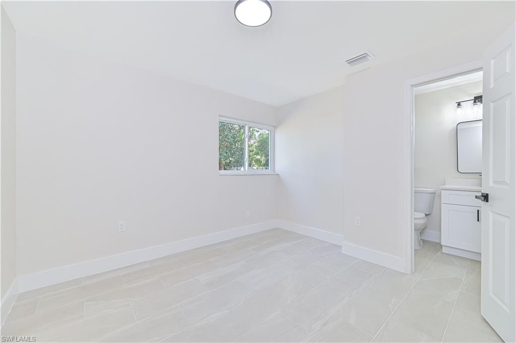 main bedroom for unit A