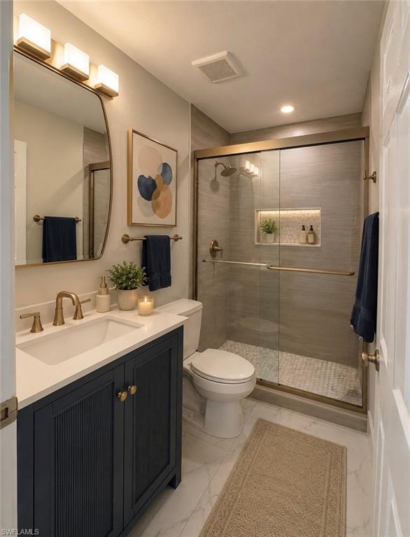 Upstairs Bathroomvirtually staged