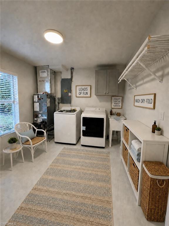 Downstairs Laundry virtually staged