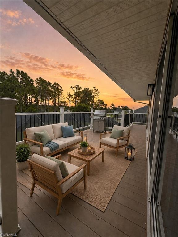 upper deck virtually staged