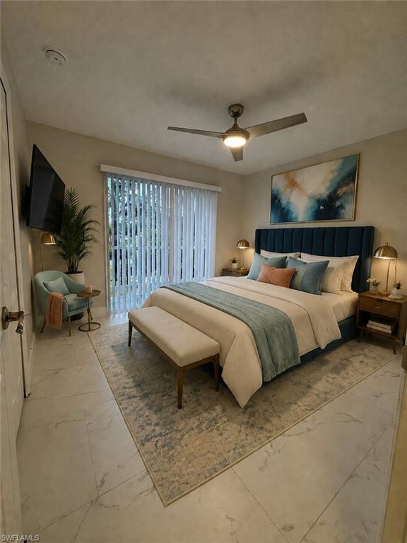 1 Bedroom Upstairs virtually staged