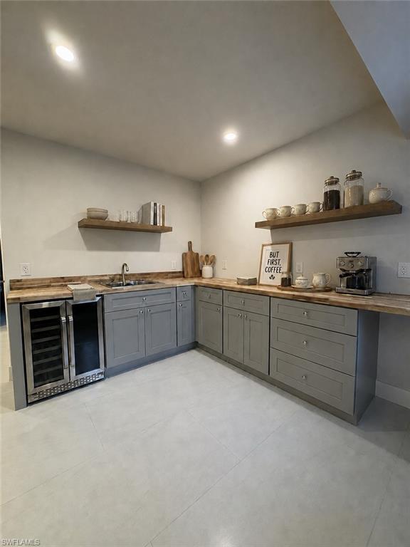 Downstairs Kitchenette virtually staged