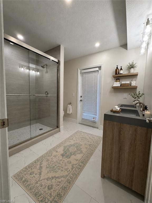 Master Bathroom virtually staged