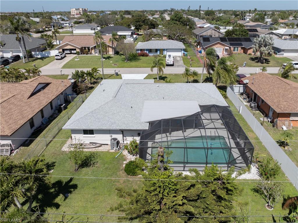 Aerial view featuring a residential view