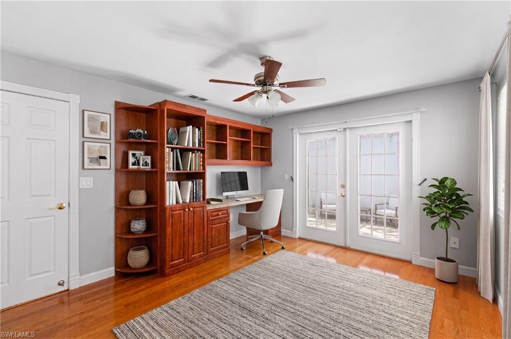 Virtually staged office