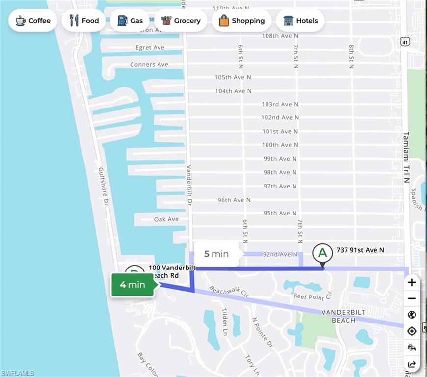 WALK TO VANDERBILT BEACH