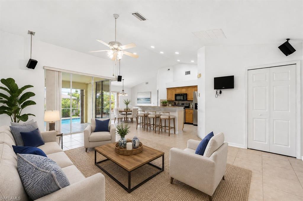 Virtually Staged Living Room