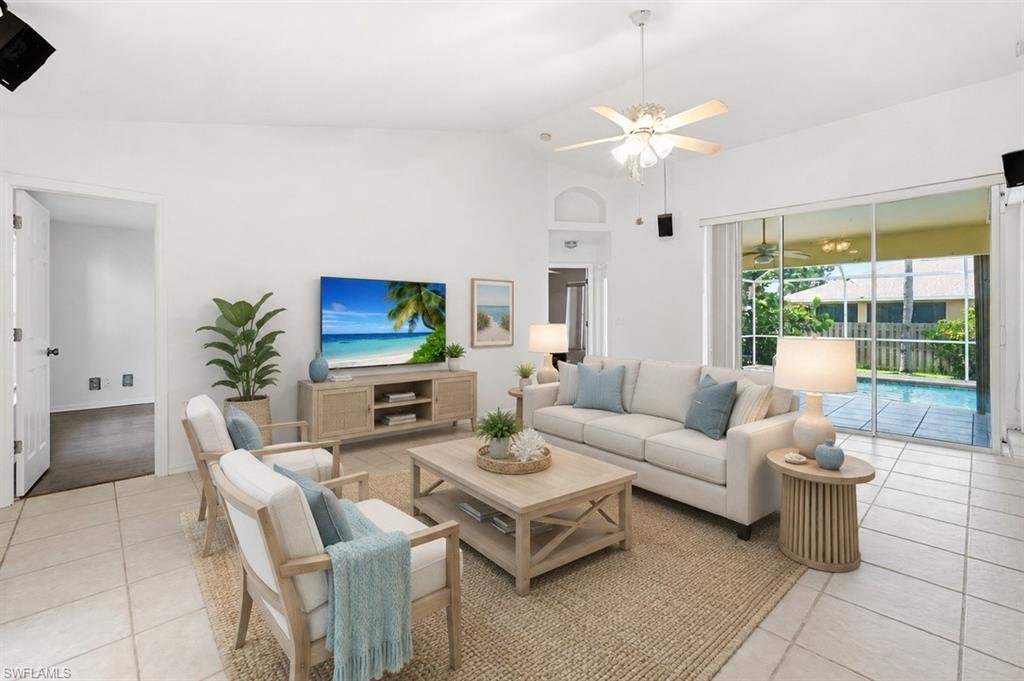 Virtually Staged Living Room