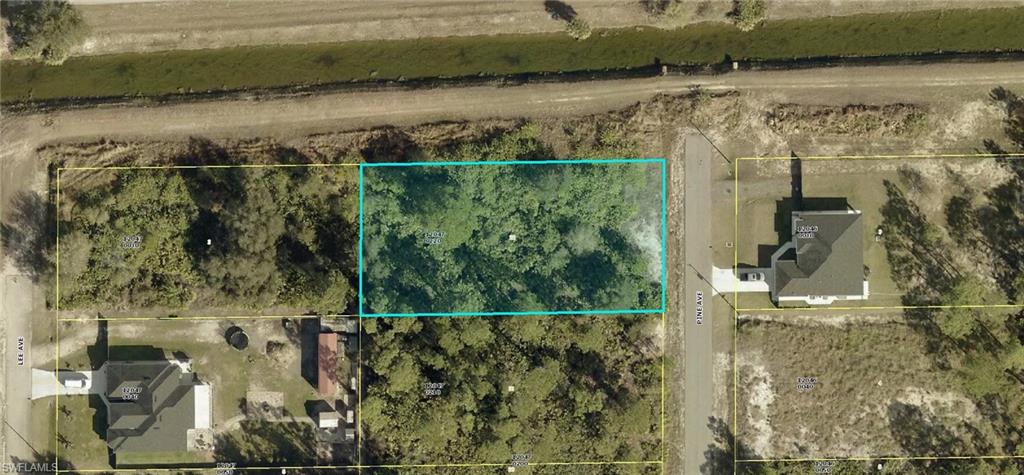 Aerial view of property's location featuring property boundaries highlighted