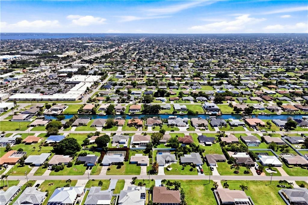 Cape Coral arial view south facing.